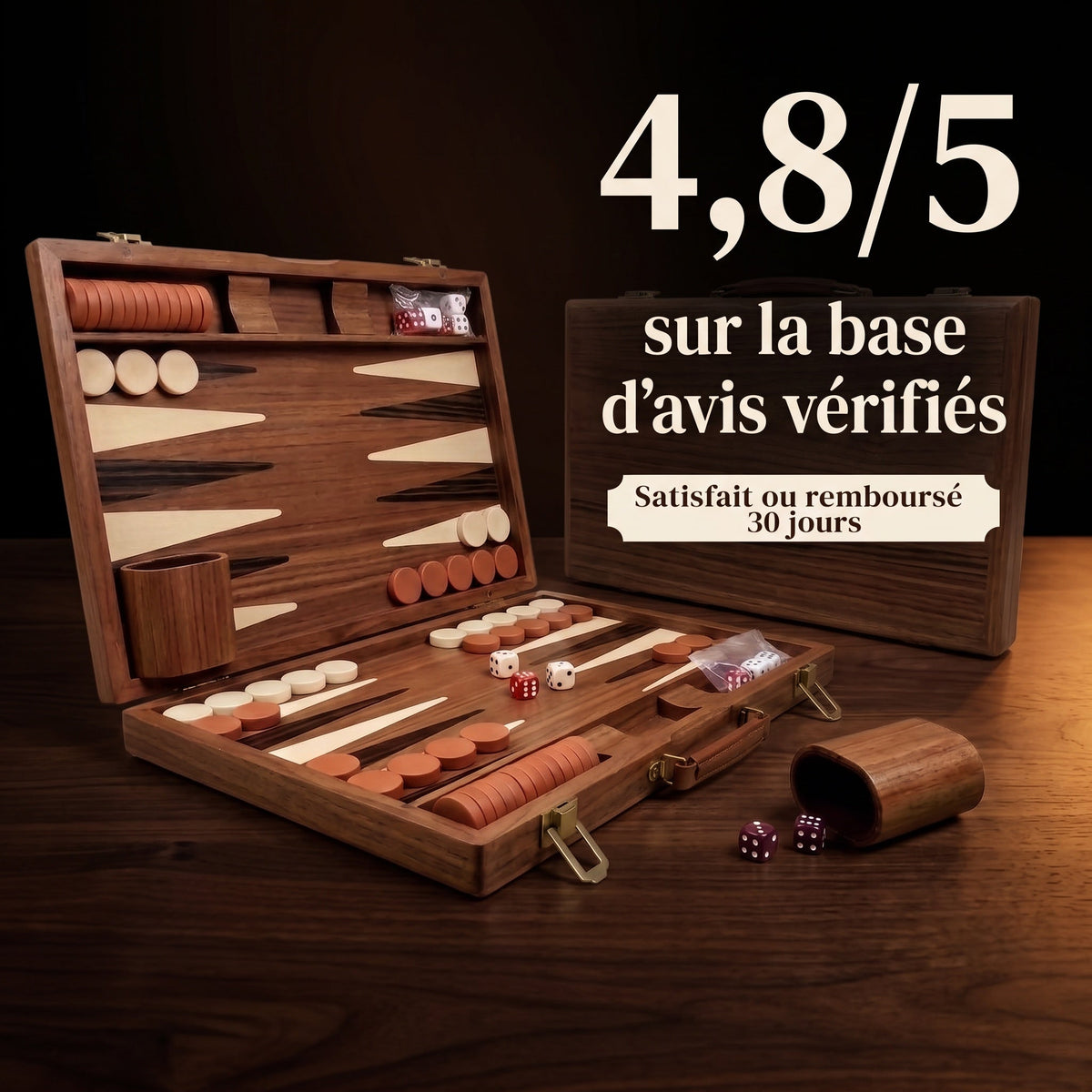 L'Amarante — Backgammon — vue 6